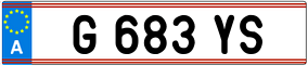 Truck License Plate